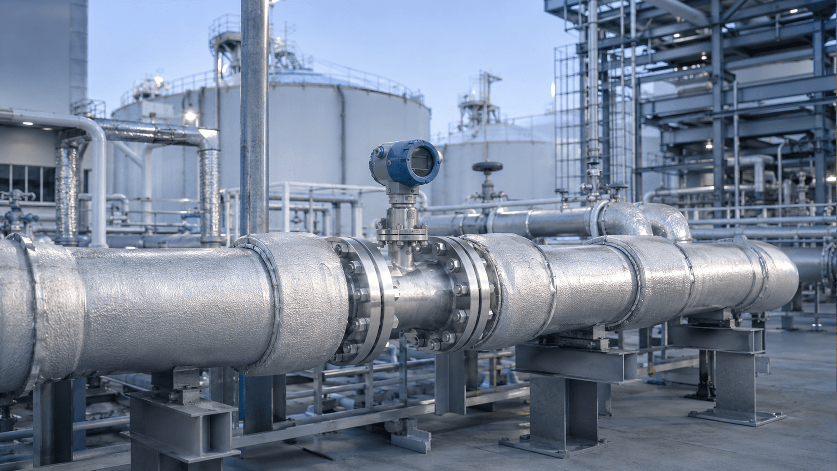 Process pipeline for V-Cone flowmeter application context