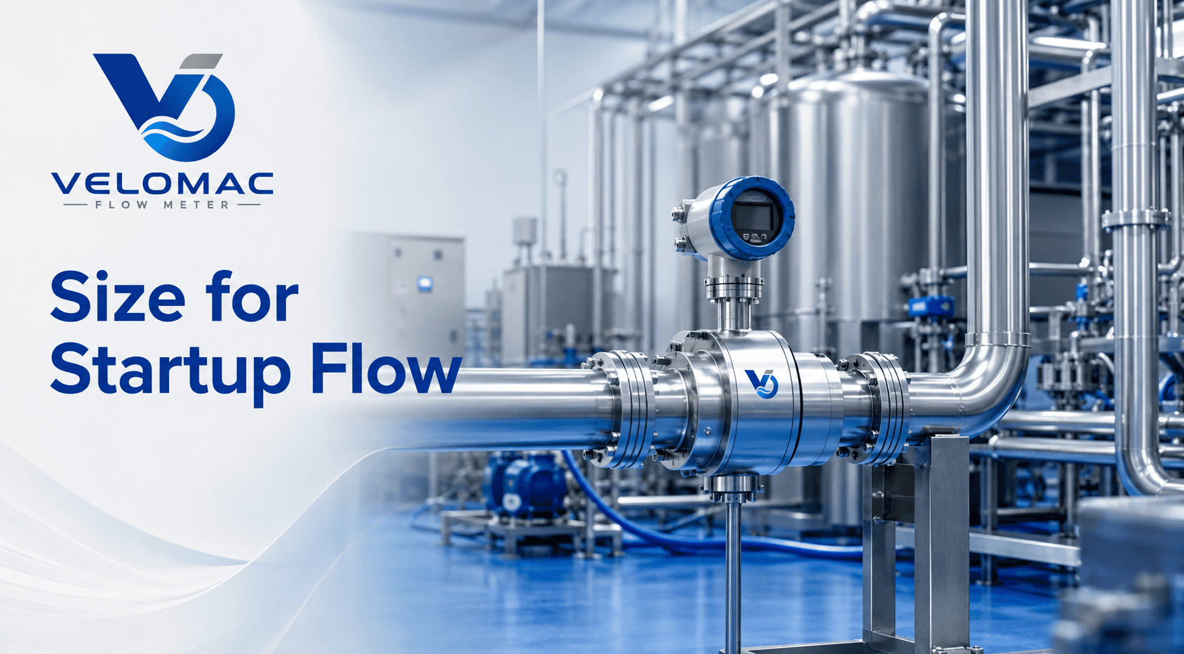 Food processing plant commissioning with engineers reviewing CIP, batch production, and full-capacity flowmeter sizing