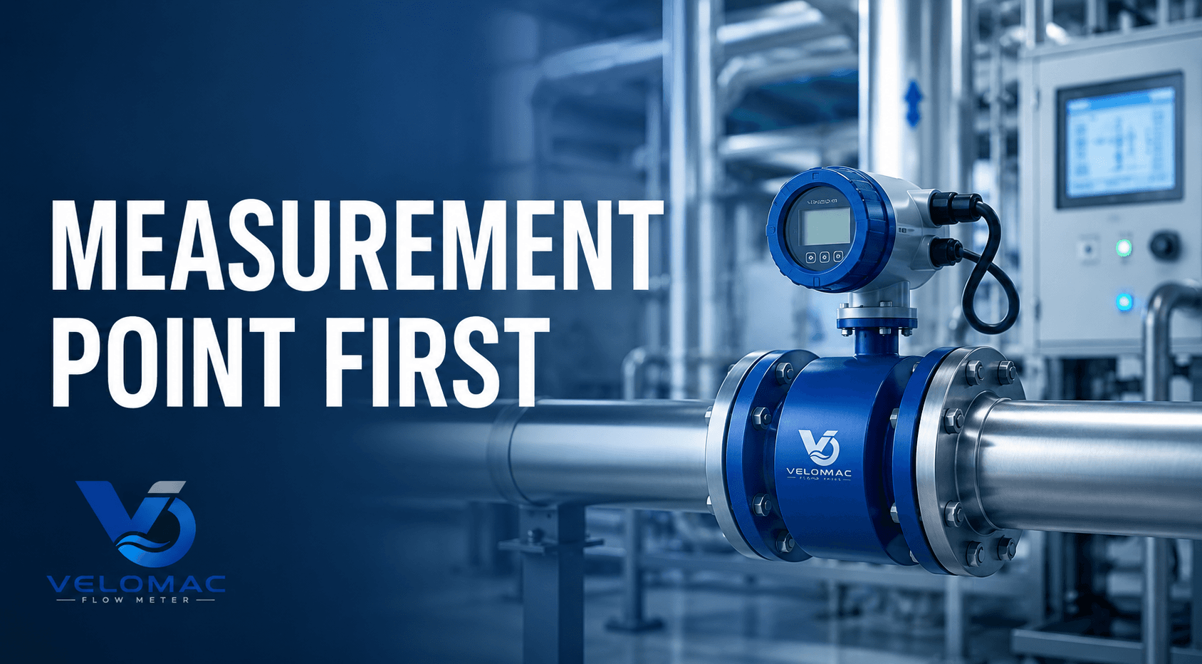 Electromagnetic Flowmeter on a chemical process line with connected plant monitoring and flowmeter data quality review.